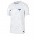 Frankreich William Saliba #17 Fußballbekleidung Auswärtstrikot WM 2022 Kurzarm